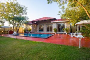 Luxury 5 bhk farm with private pool in udaipur - Roohmon’s-Farm-banner