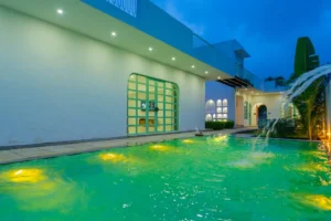2 BHK Private Pool Villa - VODRJ149-Udaipur-banner
