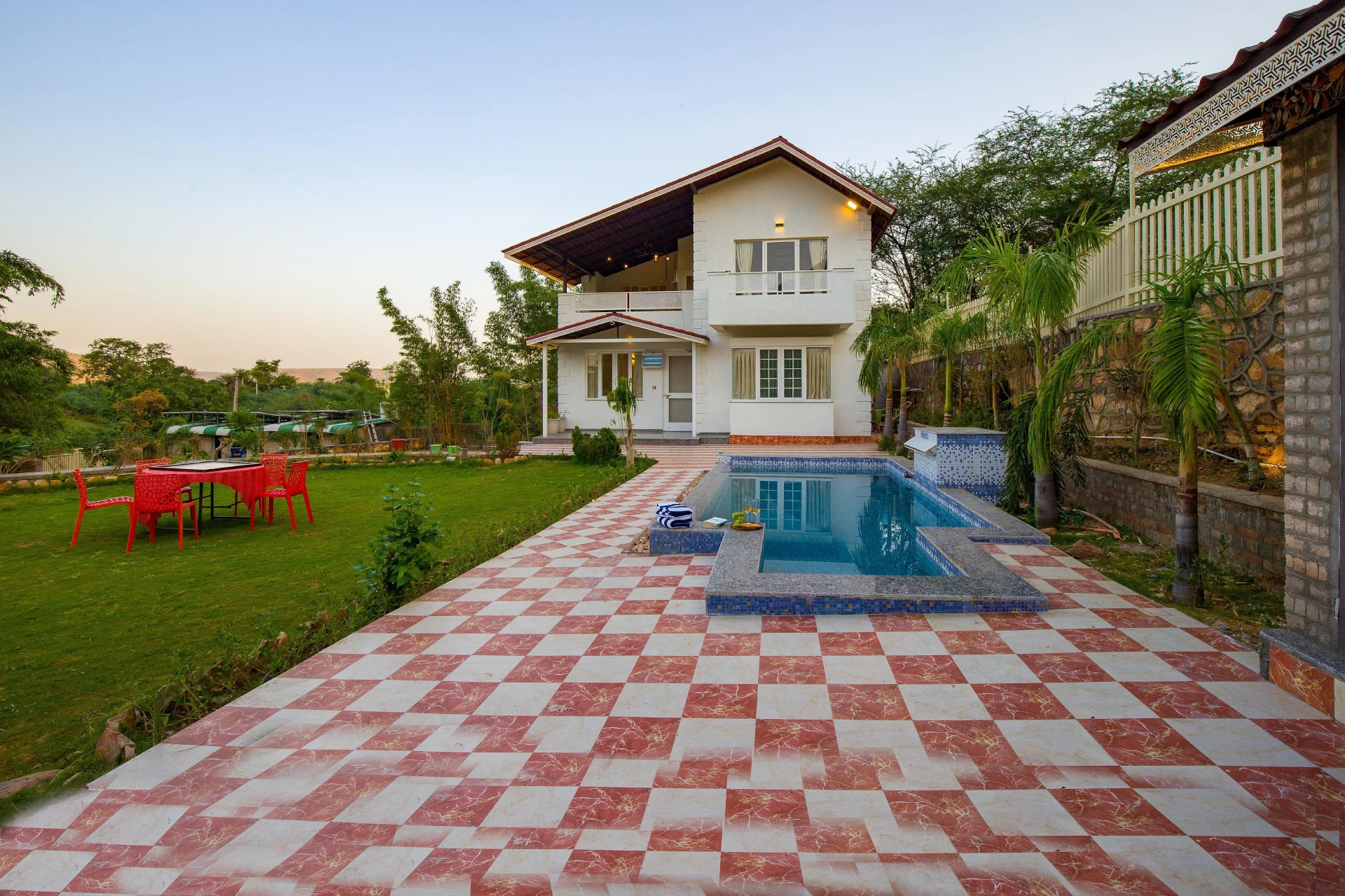 Colonial Style 2 BHK Villa - VODRJ163-Jaipur-banner