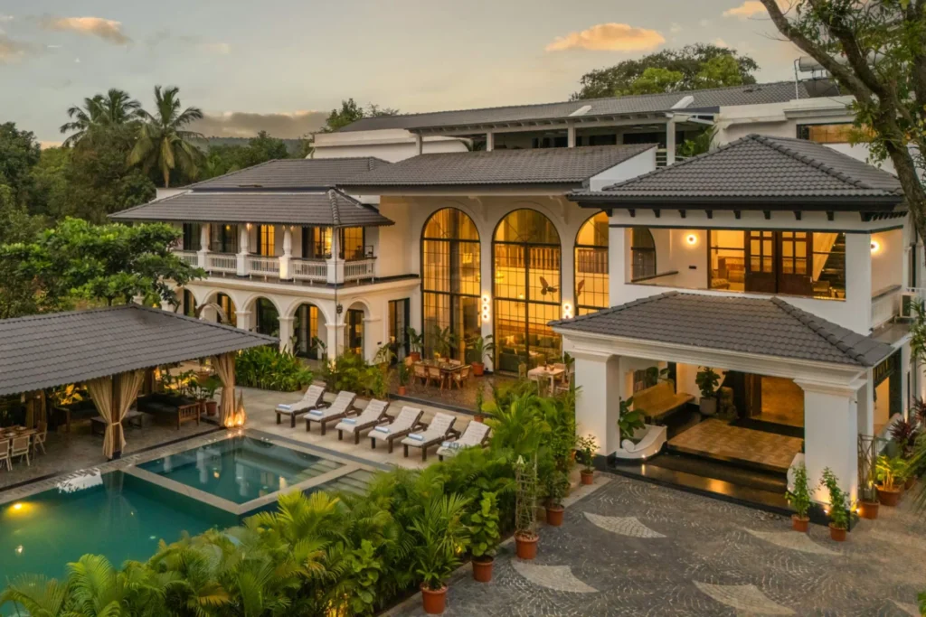 VODGA90 – 9 Bedroom Villa With Jacuzzi In Goa