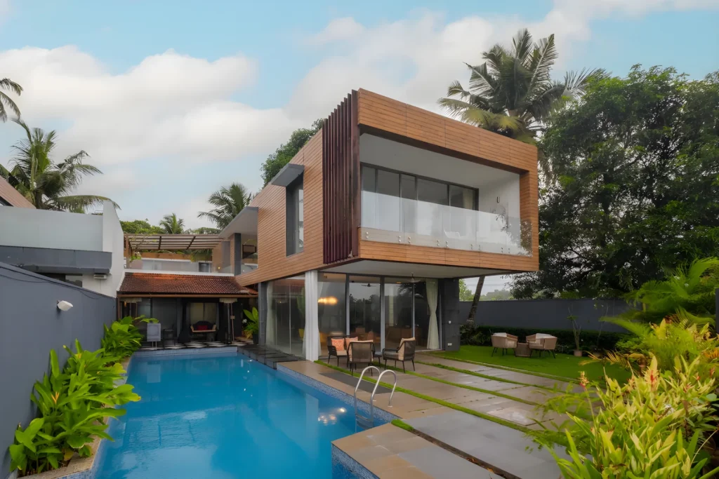 VODGA132 – 3 Room Private Pool Villa In North Goa