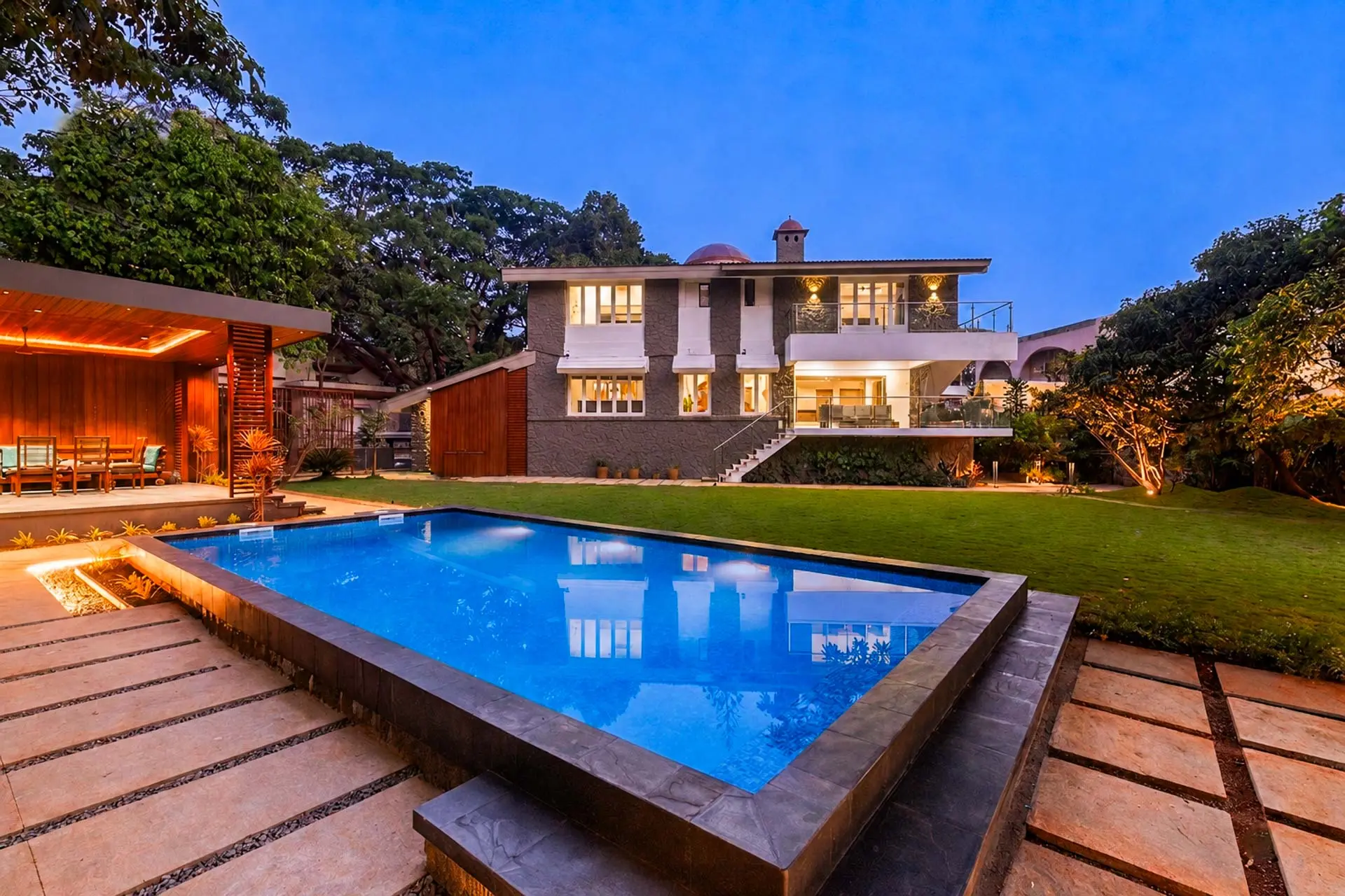 3 Bedroom Villa With Gazebo In Lonavala - VODMH322-Lonavala-banner
