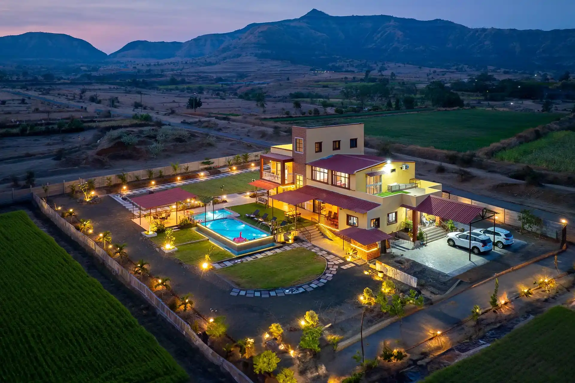 5 Bedroom Mountain View Villa In Pune - VODMH433-Pune-banner