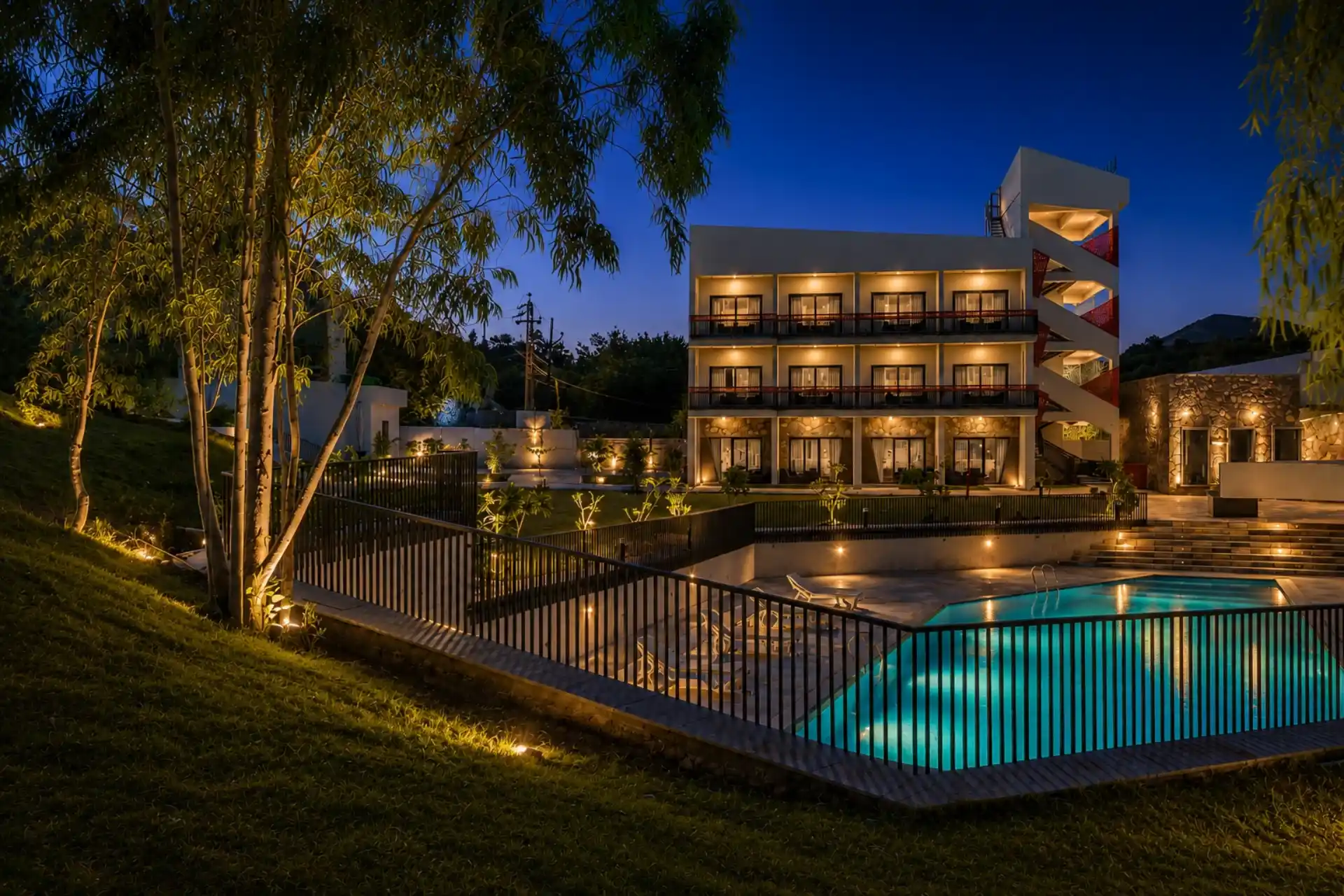 12 Bedroom Infinity Pool Villa In Udaipur - VODRJ297-Udaipur-banner